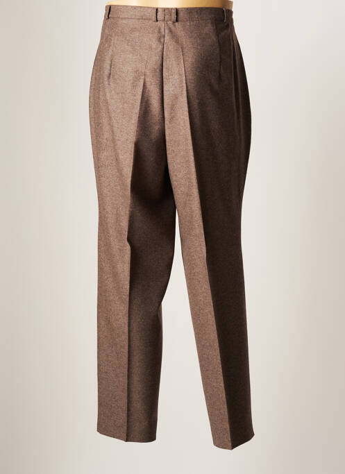 Pantalon droit marron HUCKE WOMAN pour femme