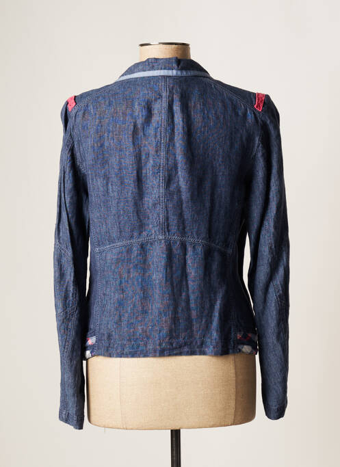 Veste casual bleu O.K.S pour femme