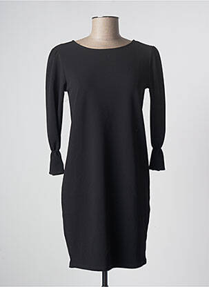 Robe courte manches longues manches longues noir FRACOMINA femme