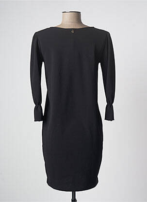 Robe courte manches longues manches longues noir FRACOMINA femme