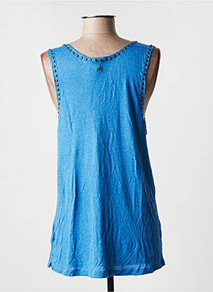 Top stretch sans manche bleu KAPORAL femme