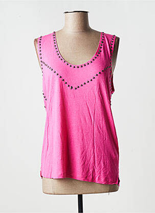 Top stretch sans manche rose KAPORAL femme