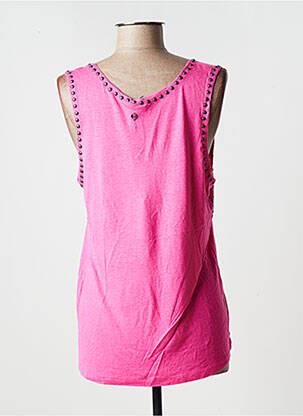 Top stretch sans manche rose KAPORAL femme