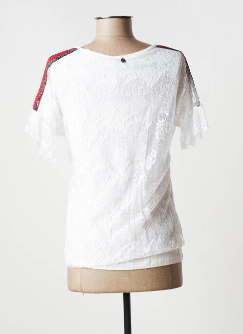 Top blanc FRACOMINA pour femme