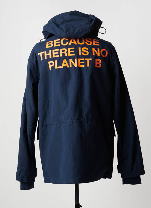 Parka bleu ECOALF pour homme