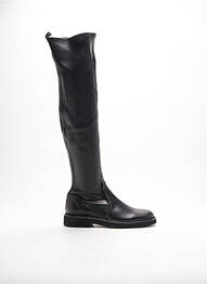 Cuissardes tissage satiné talon plat jusqu'à 3cm noir BRUNO PREMI femme