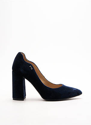 Escarpins talon bottier talon de 7 à 9cm bleu NERO GIARDINI femme