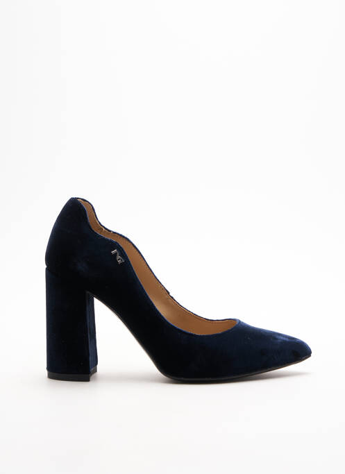 Escarpins talon bottier talon de 7 à 9cm bleu NERO GIARDINI femme