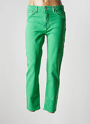 Jeans coupe droite vert ONLY pour femme