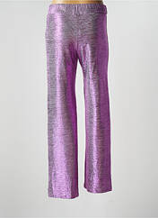 Pantalon droit violet SCARLET ROOS pour femme seconde vue