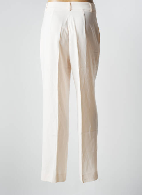 Pantalon droit beige JANIS & JOHN pour femme