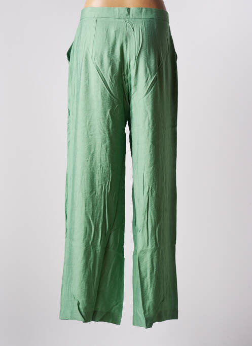 Pantalon large vert JANE WOOD pour femme