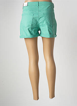 Short fermeture zippée sous rabat boutonné taille normale vert ONLY femme