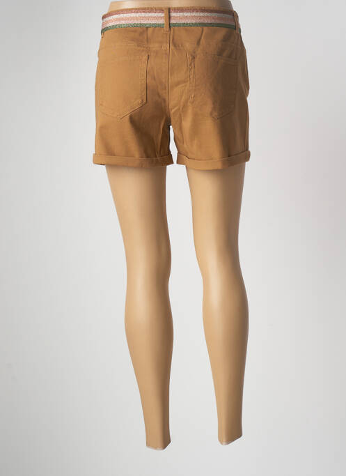 Short marron ONLY femme