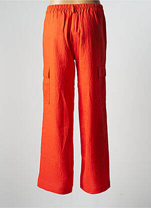 Pantalon cargo taille élastique taille normale orange SCARLET ROOS femme