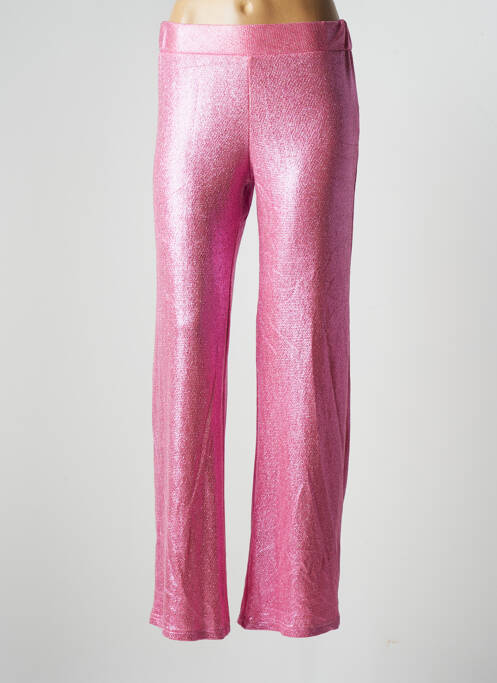 Pantalon droit rose SCARLET ROOS pour femme