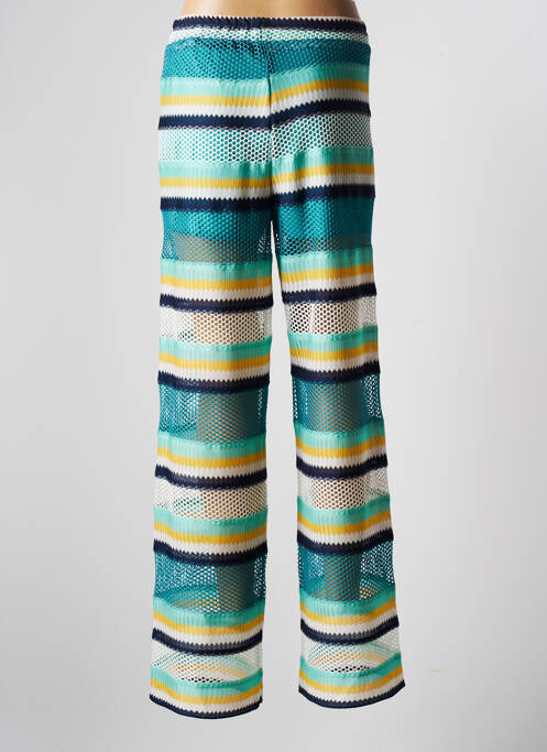 Pantalon droit vert VIE TA VIE pour femme