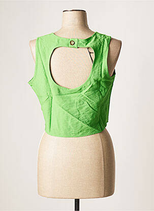 Top sans manche sans manche vert BOBBIE&BOB femme