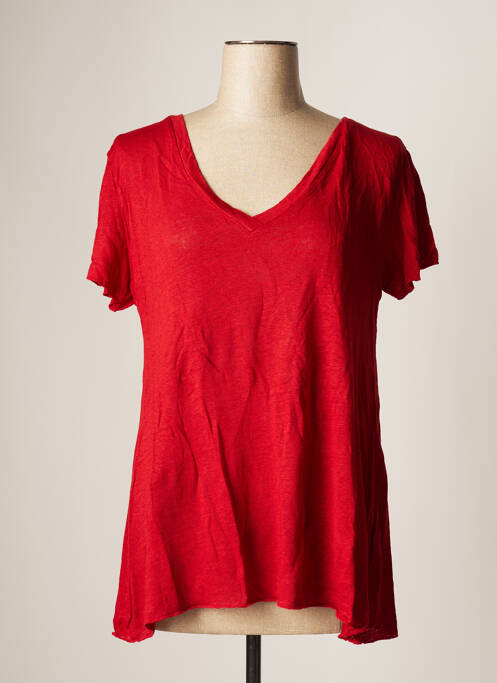 T-shirt rouge MINETTE pour femme