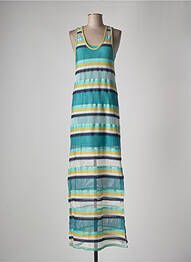 Robe longue sans manche sans manche bleu VIE TA VIE femme