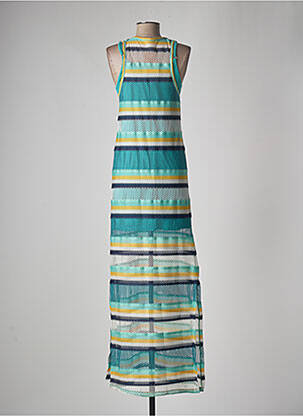 Robe longue sans manche sans manche bleu VIE TA VIE femme