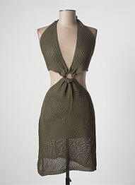 Robe de plage coupe cintrée vert PATRICIA FORGEAL femme
