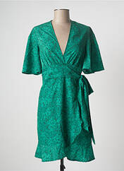 Robe courte vert JANE WOOD pour femme seconde vue