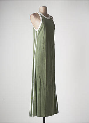 Robe longue vert NINETTE pour femme