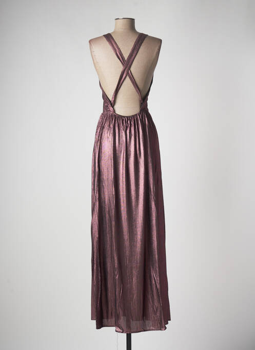 Robe longue rose LAURE + MAX pour femme