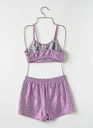 Ensemble short col rond violet SCARLET ROOS femme