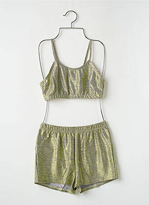 Ensemble short col rond vert SCARLET ROOS femme