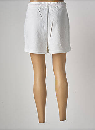 Short coupe droite taille haute blanc PIECES femme