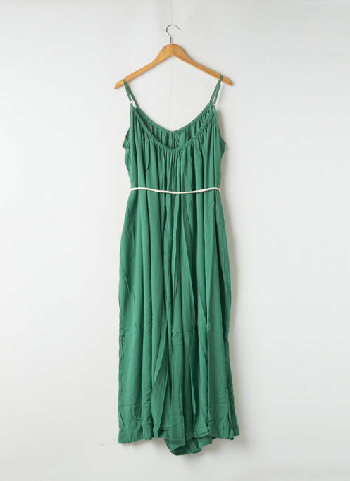 Combi-pantalon vert LAURE + MAX pour femme