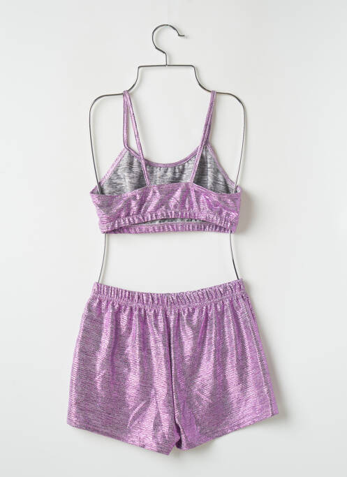 Ensemble short violet SCARLET ROOS pour femme