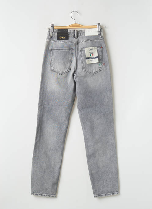 Jean coupe Mom gris ONLY pour femme