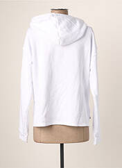 Sweat-shirt à capuche blanc MINETTE pour femme seconde vue