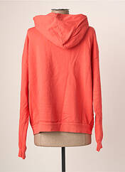 Sweat-shirt à capuche orange MINETTE pour femme seconde vue