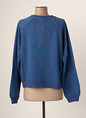 Sweat-shirt bleu LAURE + MAX pour femme seconde vue