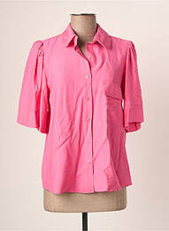 Chemisier manches courtes manches courtes rose BOBBIE&BOB femme
