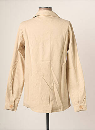 Veste casual coupe droite beige JANIS & JOHN femme