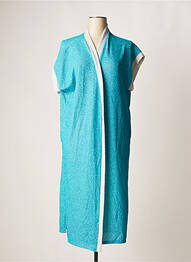 Veste kimono col v bleu VIE TA VIE femme