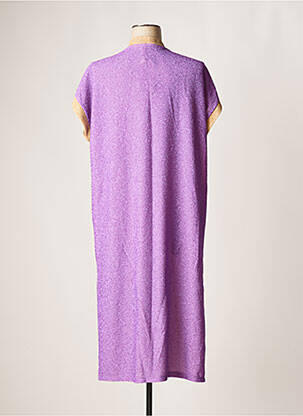 Veste kimono col v violet VIE TA VIE femme