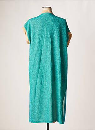 Veste kimono col v vert VIE TA VIE femme
