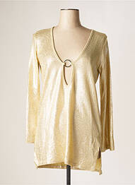 Top stretch manches longues beige VIE TA VIE femme