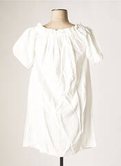 Robe courte blanc BOBBIE&BOB pour femme seconde vue