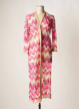 Veste kimono rose VIE TA VIE pour femme