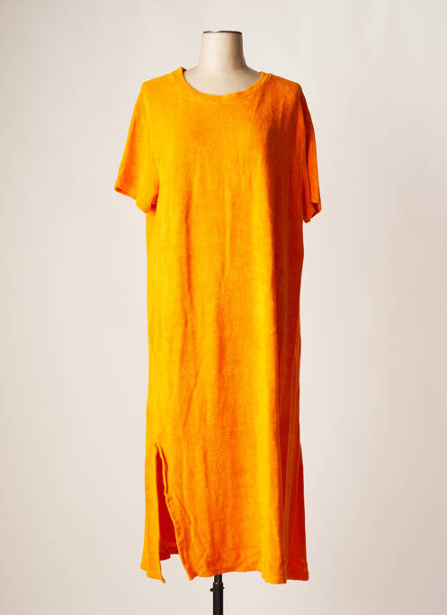Robe de plage orange MINETTE pour femme