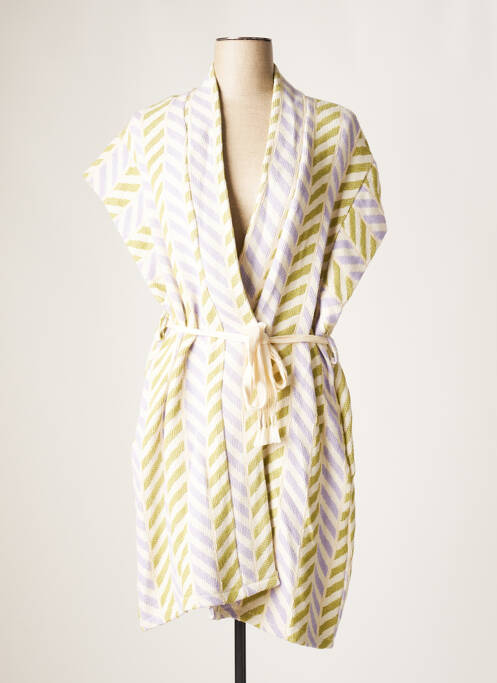 Veste kimono beige MINETTE pour femme