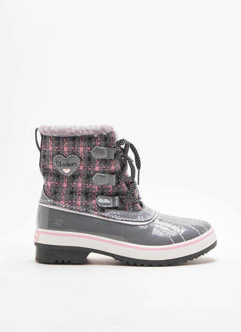Bottines/Boots gris SKECHERS pour fille