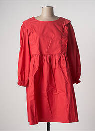 Robe courte manches 3/4 manches 3/4 rouge COMPAÑIA FANTASTICA femme